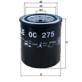 Comprar Filtro de aceite de KNECHT OC 275 a bajo precio de 16,56 €