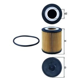 Compre Filtro de óleo da KNECHT OX 182D a um preço baixo por 9,01 €