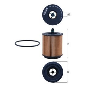 Compre Filtro de óleo da KNECHT OX 258D a um preço baixo por 13,08 €