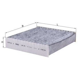 Innenraumfilter LAK 251 von KNECHT günstig für 17,09 € online kaufen