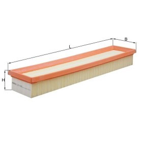 Luftfilter LX 1745 von KNECHT günstig für 17,95 € online kaufen