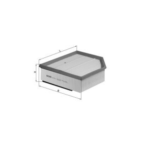 Luftfilter LX 1289/1 von KNECHT günstig für 22,71 € online kaufen