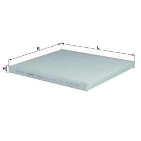 Innenraumfilter LA 301 von KNECHT günstig für 16,88 € online kaufen