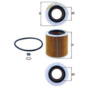 Ölfilter OX 387D von KNECHT günstig für 15,02 € online kaufen
