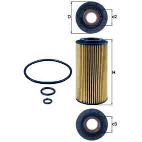 Ölfilter für HONDA von KNECHT