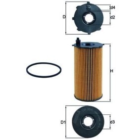 Acquista Filtro olio da KNECHT OX 354D a buon mercato per soli 23,33 €