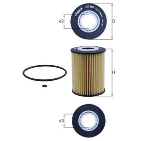 Acquista Filtro olio da KNECHT OX 380D a buon mercato per soli 11,38 €
