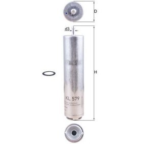 Achetez des Filtre à carburant KNECHT KL 579D à prix pour 37,12 €