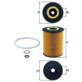 Comprar Filtro de aceite de KNECHT OX 636D a bajo precio de 17,01 €
