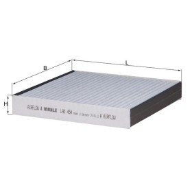 Compre Filtro, ar do habitáculo da KNECHT LAK 454 a um preço baixo por 18,19 €