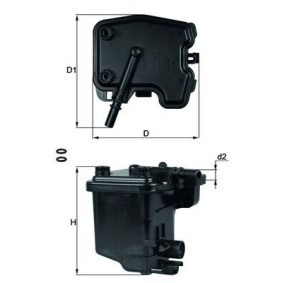 Achetez des Filtre à carburant KNECHT KL 431D à prix pour 37,94 €