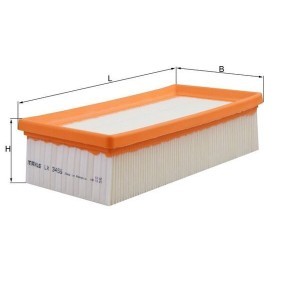 Köp Luftfilter av KNECHT LX 3456 till det låga priset 189,33 kr