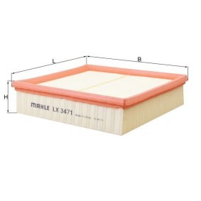 Acquista Filtro aria da KNECHT LX 3471 a buon mercato per soli 34,74 €