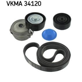 Comprar Juego de correas trapeciales poli V de SKF VKMA 34120 a bajo precio de 89,65 €
