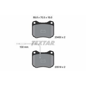 Acquista Kit pastiglie freni da TEXTAR 2045502 a buon mercato per soli 58,36 €
