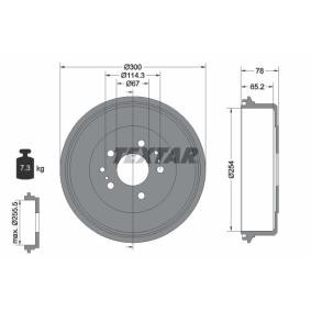 Bremstrommel von TEXTAR für DYNA 100 Pritsche/Fahrgestell (LY1_, YY1_) günstig online kaufen