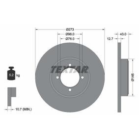 Acquista Disco freno da TEXTAR 92011400 a buon mercato per soli 60,19 €