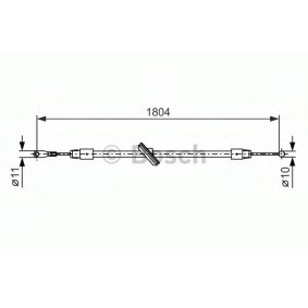Handbremsseil 1 987 482 380