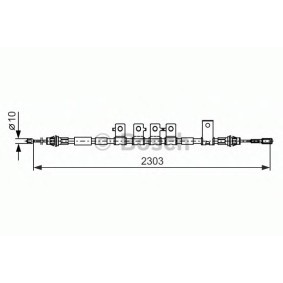 Handbremsseil 1 987 482 403