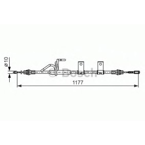Handbremsseil 1 987 482 404