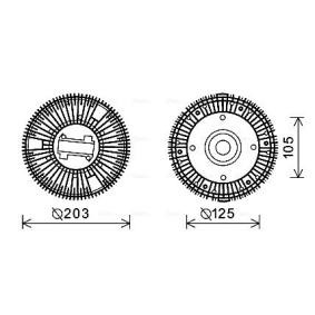 Kjøp Clutch, kjølevifte av AVA COOLING SYSTEMS IVC117 til den lave prisen 2876,45 NOK