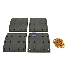 Acquista Kit materiale d'attrito, Freno a tamburo da DT Spare Parts 1.35000 a buon mercato per soli 76,47 €