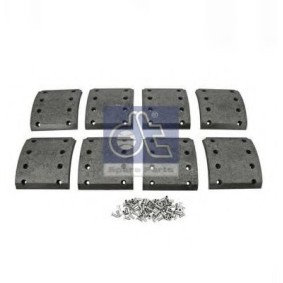 Acquista Kit materiale d'attrito, Freno a tamburo da DT Spare Parts 6.95021 a buon mercato per soli 103,85 €