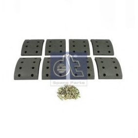 Acquista Kit materiale d'attrito, Freno a tamburo da DT Spare Parts 6.95023 a buon mercato per soli 101,59 €