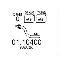 Abgasrohr 01.10400