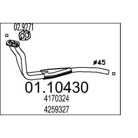 Abgasrohr 01.10430