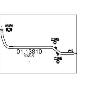 Abgasrohr 01.13810