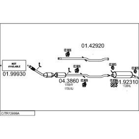 Abgasrohr 01.14620