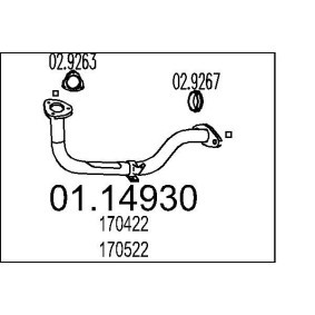 Abgasrohr 01.14930
