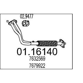 Abgasrohr 01.16140