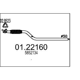 Abgasrohr 01.22160