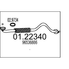 Abgasrohr 01.22340 für KALOS Stufenheck (KLAS) für 73,12 CHF