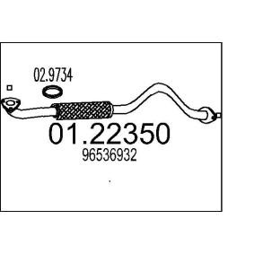 Abgasrohr 01.22350