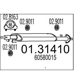 Vorschalldämpfer 01.31410