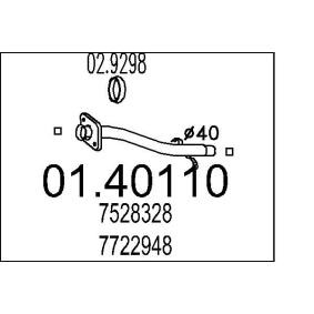Abgasrohr 01.40110