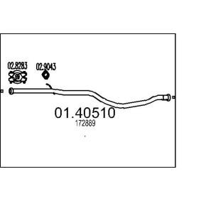 Abgasrohr 01.40510