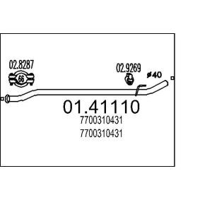 Abgasrohr 01.41110