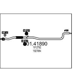 Abgasrohr 01.41890