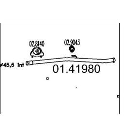 Abgasrohr 01.41980