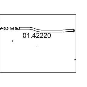 Abgasrohr 01.42220