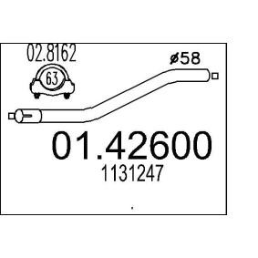 Abgasrohr 01.42600