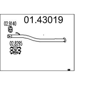 Abgasrohr 01.43019
