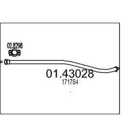Abgasrohr 01.43028
