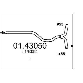 Abgasrohr 01.43050
