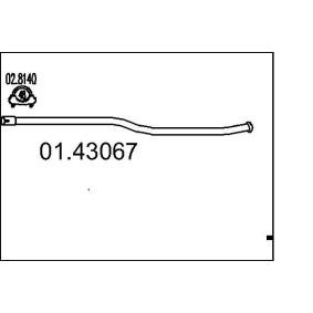 Abgasrohr 01.43067
