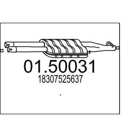 Mittelschalldämpfer 01.50031